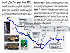 Pleasant Creek State Park Fishing Map